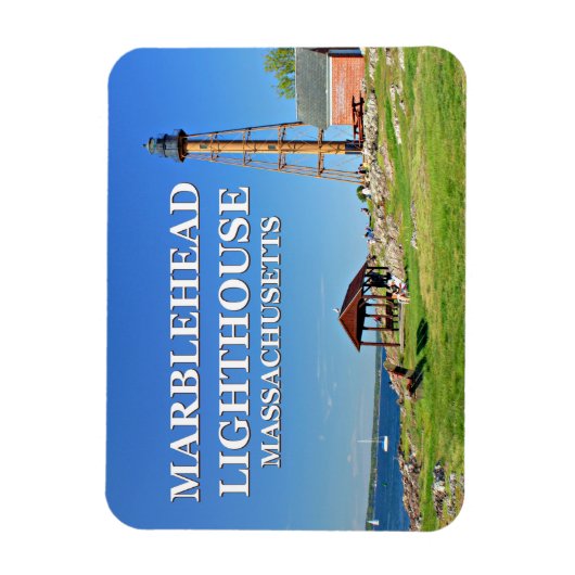 Marblehead Lighthouse, Massachusetts Flexi Magnet Magneet (Verticaal)