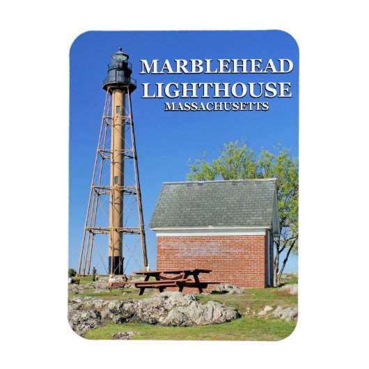 Marblehead Lighthouse, Massachusetts Flexi Magnet Magneet (Verticaal)