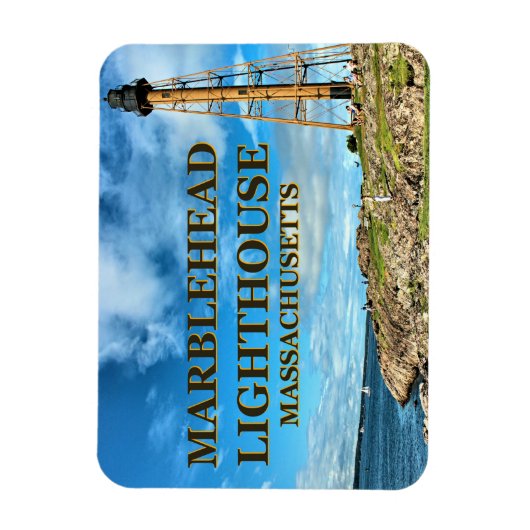 Marblehead Lighthouse, Massachusetts Flexi Magnet Magneet (Verticaal)