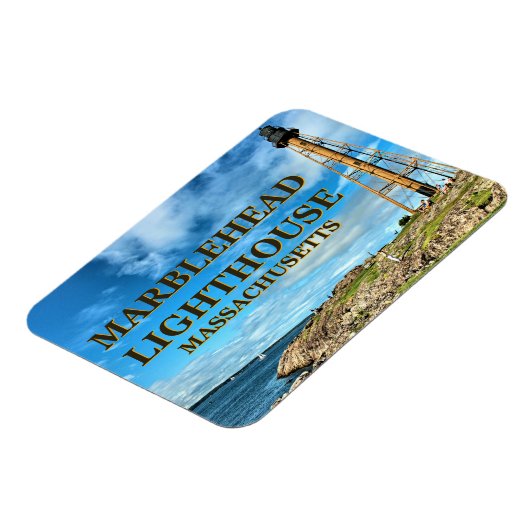Marblehead Lighthouse, Massachusetts Flexi Magnet Magneet (Linkerzijde)