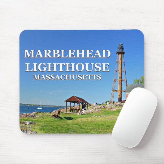 Marblehead Lighthouse, Massachusetts Mousepad Muismat (Met muis)