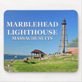 Marblehead Lighthouse, Massachusetts Mousepad Muismat