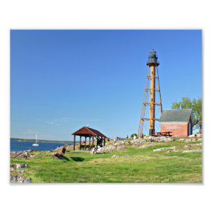 Marblehead Lighthouse, Massachusetts Photo Print Foto Afdruk