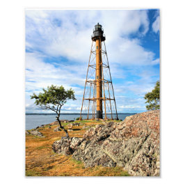 Marblehead Lighthouse, Massachusetts Photo Print Foto Afdruk
