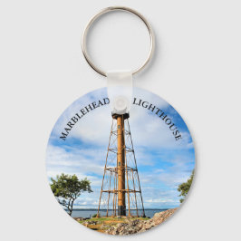 Marblehead Lighthouse, Massachusetts Sleutelhanger