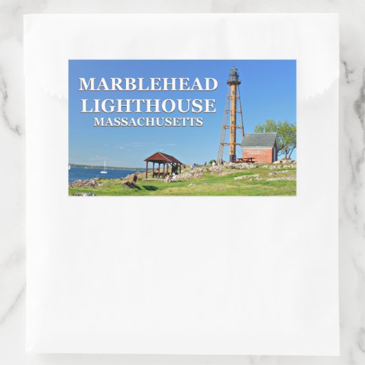 Marblehead Lighthouse, Massachusetts Stickers (Tas)