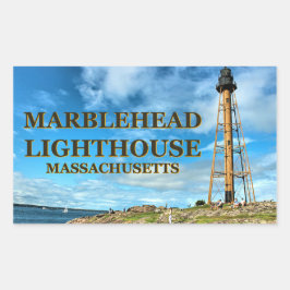 Marblehead Lighthouse, Massachusetts Stickers