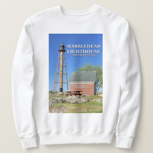 Marblehead Lighthouse, Massachusetts Sweatshirt (Design voorkant)