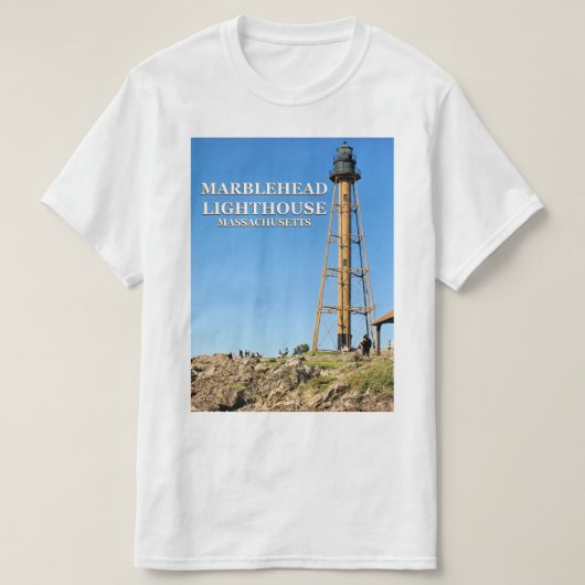 Marblehead Lighthouse, Massachusetts T-Shirt (Design voorkant)