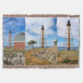 Marblehead Lighthouse, Massachusetts Throw Blanket Deken (Voorkant)
