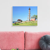 Marblehead Lighthouse Massachusetts Wrapped Canvas Afdruk (Insitu (Woonkamer))