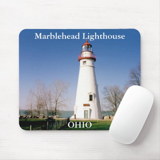 Marblehead Lighthouse, Ohio Mousepad Muismat (Met muis)
