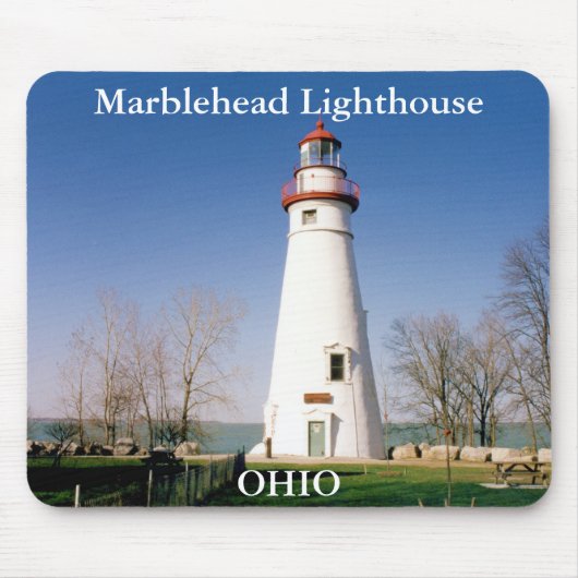 Marblehead Lighthouse, Ohio Mousepad Muismat (Voorkant)