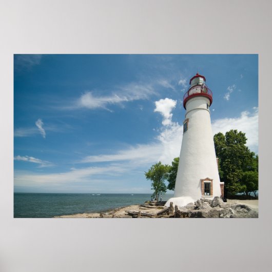 Marblehead Lighthouse Print (Voorkant)