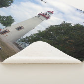 Marblehead Lighthouse sherpa blanket Deken (3/4)