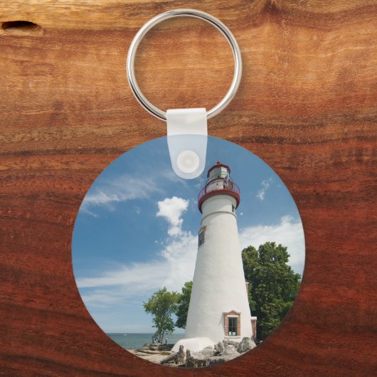 Marblehead Lighthouse, Sleutelhanger Ohio (Voorkant)