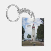 Marblehead Lighthouse-sleutelketen Sleutelhanger (Voorkant Links)