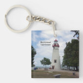 Marblehead Lighthouse-sleutelketen Sleutelhanger (Voorkant)
