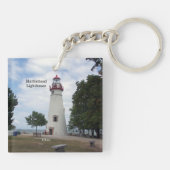 Marblehead Lighthouse-sleutelketen Sleutelhanger (Achterkant)
