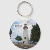 Marblehead Lighthouse-sleutelketen Sleutelhanger (Voorkant)