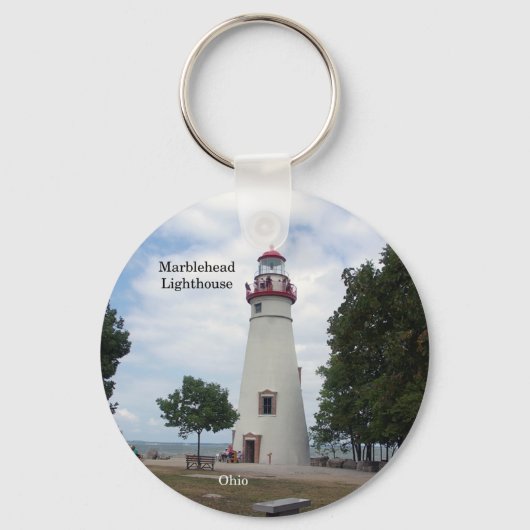 Marblehead Lighthouse-sleutelketen Sleutelhanger (Voorkant)