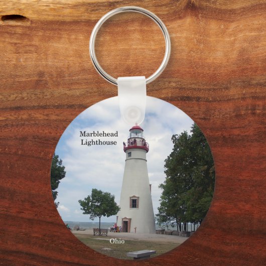 Marblehead Lighthouse-sleutelketen Sleutelhanger (Voorkant)