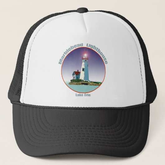 Marblehead Lighthouse Trucker Pet (Voorkant)
