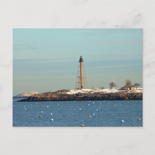 Marblehead Lighthouse van Waterfront Briefkaart (Voorkant)