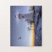 Marblehead Lighthouse Winter Sunrise Legpuzzel (Verticaal)