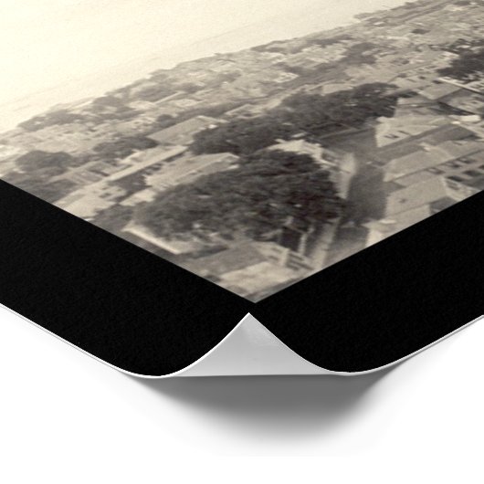 Marblehead MA Birdseye Foto 1912 Poster (Hoek)