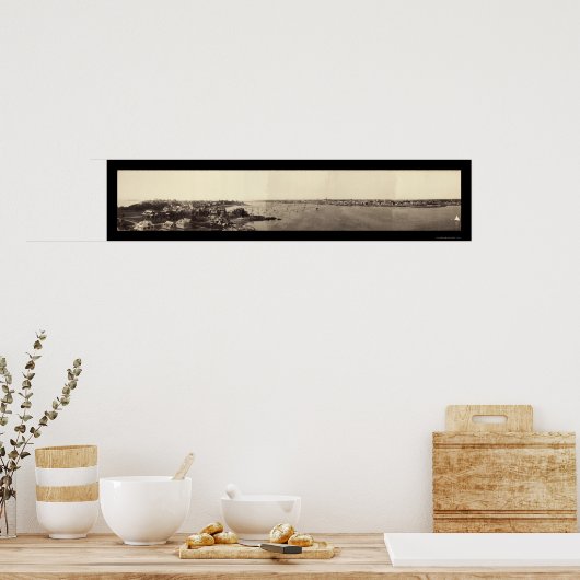 Marblehead MA Foto 1898 Poster (Keuken)