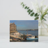 Marblehead MA Waterfront Briefkaart (Staand voorkant)