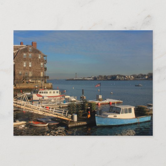 Marblehead MA Waterfront Briefkaart (Voorkant)