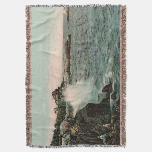  marblehead, Mass Throw Blanket Deken (Voorkant Verticaal)