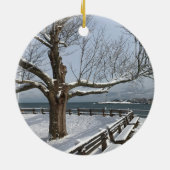 Marblehead, Massachusetts. Harbour, vuurtoren, W Keramisch Ornament (Achterkant)