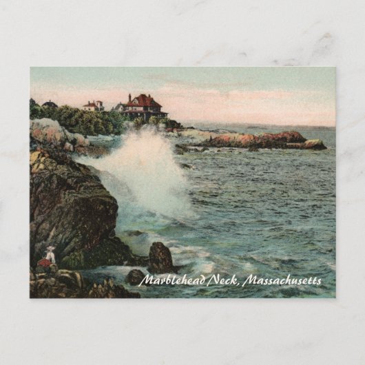 Marblehead Neck Massachusetts Briefkaart (Voorkant)