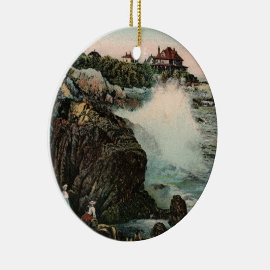 Marblehead-Ornament Keramisch Ornament (Rechts)