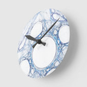 MarbleIce Abstracte Art Wall-klok Ronde Klok (Hoek)