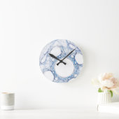 MarbleIce Abstracte Art Wall-klok Ronde Klok (Huis)