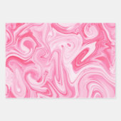 marbleized verfveer groen roze paarse kleurrijk inpakpapier vel (Voorkant 2)
