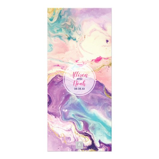 Marbleous Dream Wedding Menu (Achterkant)