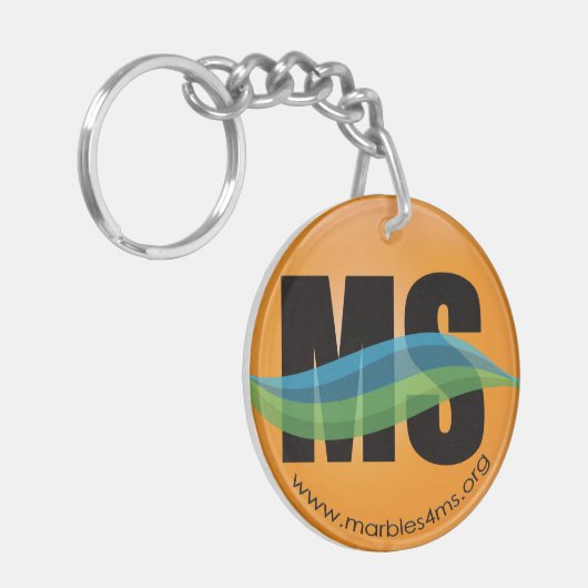 Marbles4MS Marbles Sleutelhanger (Voorkant Links)