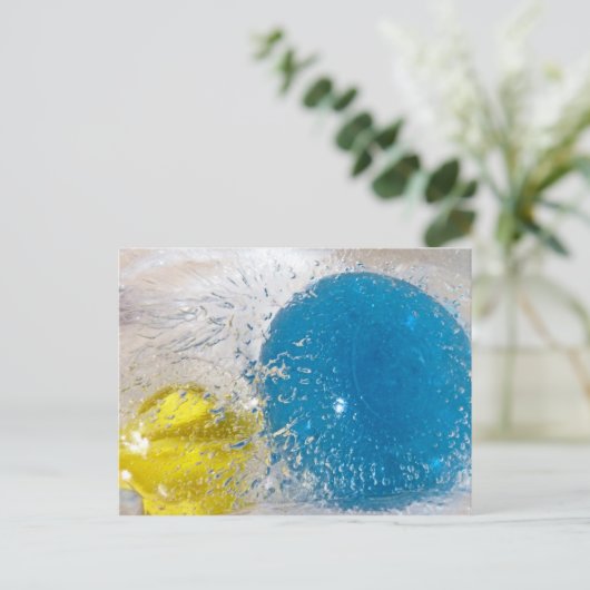 Marbles bevroren briefkaart (Staand voorkant)
