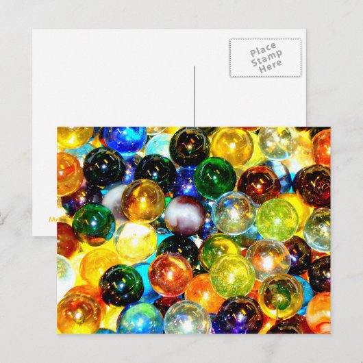 Marbles Briefkaart (Voorkant / Achterkant)