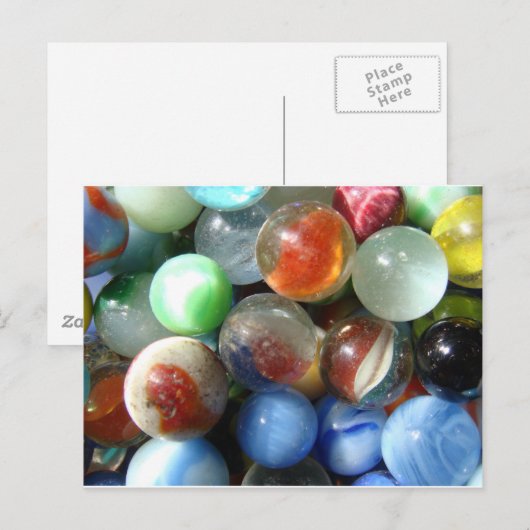Marbles Briefkaart (Voorkant / Achterkant)