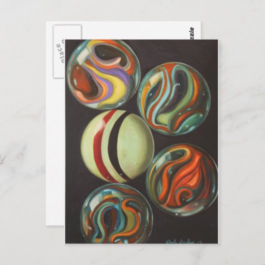 Marbles Briefkaart (Voorkant / Achterkant)