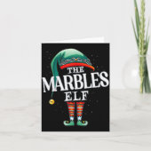 Marbles Elf Christmas Group Xmas Pajama Party  Kaart (Voorkant)