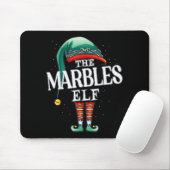 Marbles Elf Christmas Group Xmas Pajama Party Muismat (Met muis)