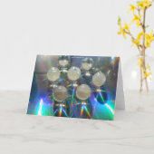 Marbles op holograaf kaart (Gele Bloem)