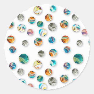 Marbles Ronde Sticker